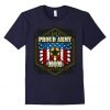 Proud Army Mom Family Strong USA T-shirt FD01