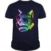Rainbow Music Cat T Shirt SR01