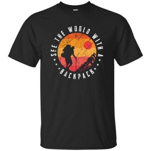 Retro Mountain Hiking Adventure Tshirt SR01