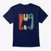 Retro Pug Silhouette T-Shirt SR01