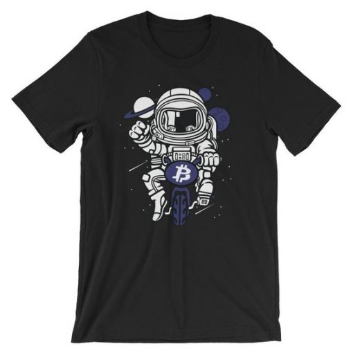 Riding Bitcoin T Shirt SR01