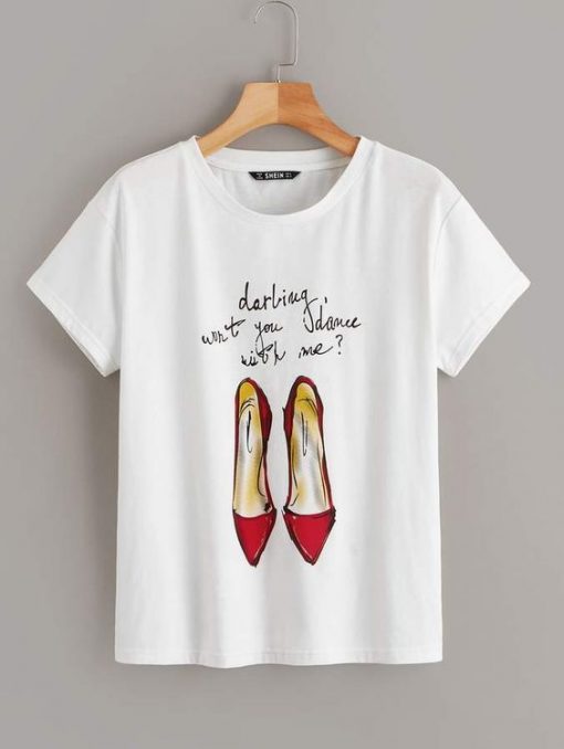 Shoes Print T-Shirt SR30