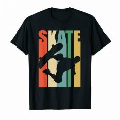Skateboarder Retro Vintage T-Shirt EL01