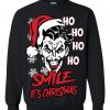 Smile It's Christmas Sweatshirt EM01