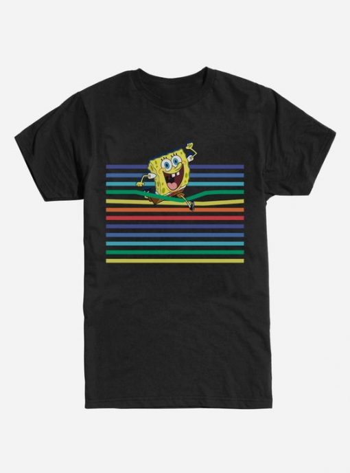 SpongeBob Rainbow T-Shirt AI01