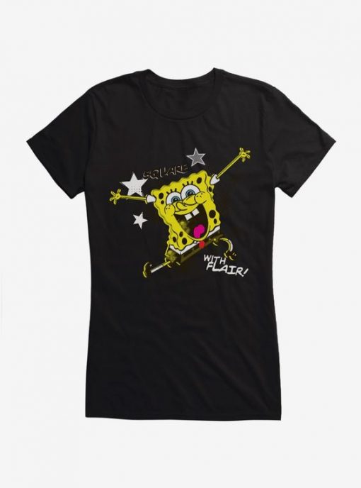 SpongeBob With Flair T-Shirt AI01