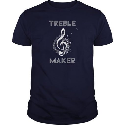 Treble Maker Trouble Bass Music T Shirt EL01