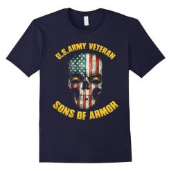 USArmy Veteran Sons Of Armor Tshirt FD01