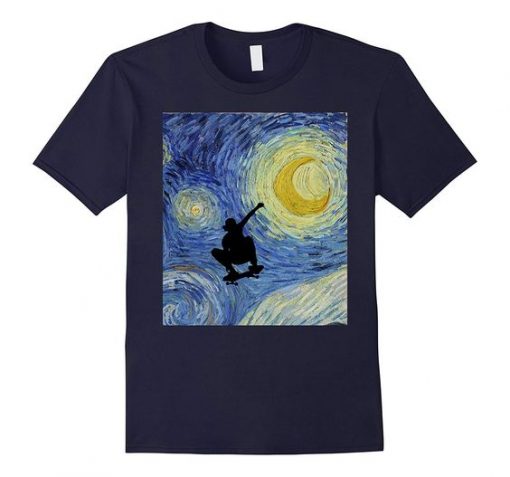 Van Gogh Starry Night T-Shirt EL01