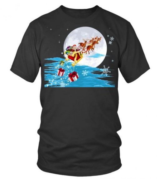 christmas Print T Shirt SR01