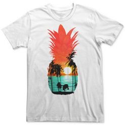 pineapple-shaped graphic T Shirt SR01