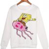 spongebob and jellyfish hoodie AI01