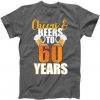 60th Birthday Cheers & Beers Tshirt EL2N