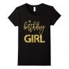 Birthday Golden Tshirt EL2N