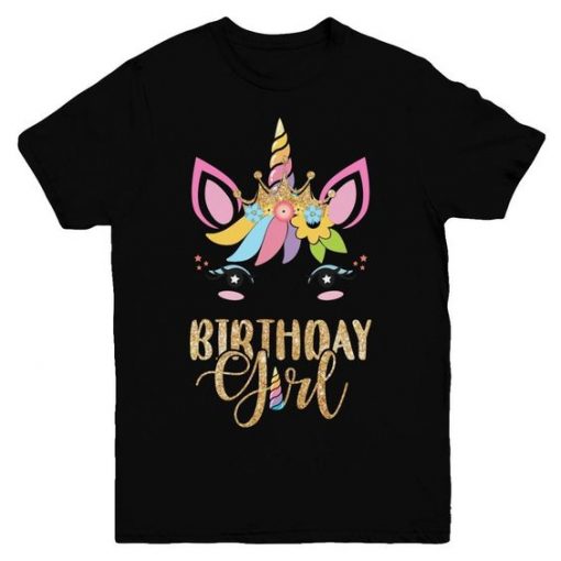 Cute Unicorn Birthday Girl EL2N