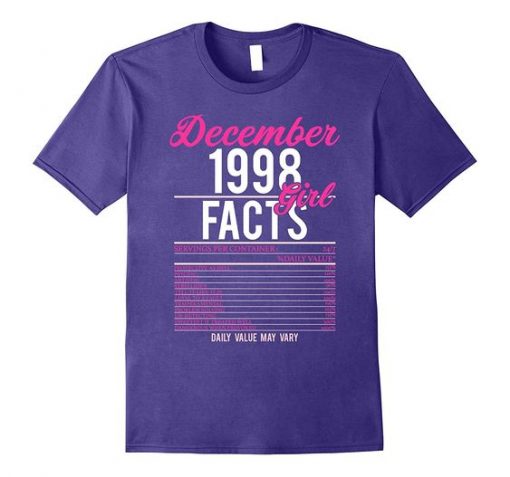 December Facts Birthday T-Shirt EL2N