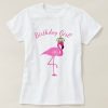 Flamingo Birthday Girl T-Shirt EL2N