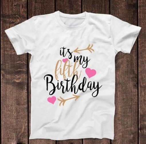 Its My 5th Birthday Tshirt EL2N