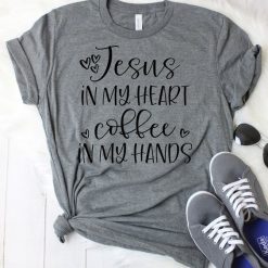 Jesus in my Heart T-shirt FD2N