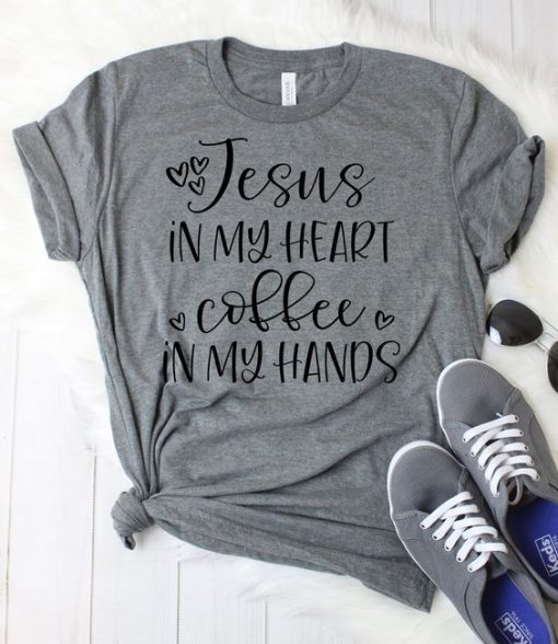 Jesus in my Heart T-shirt FD2N