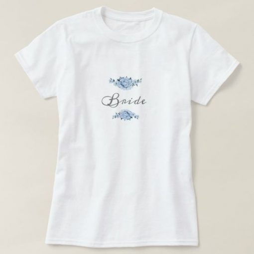 Blue roses Bride T-Shirt ND20J0