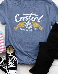 Castiel Angel Tshirt EL14J0
