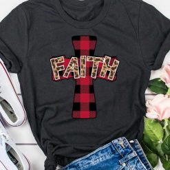 Faith Cross Christ T Shirt SR22J0