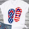 Flip Flops USA tshirt FD27J0