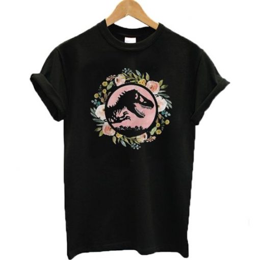 Floral Jurassic Park T-shirt FD21J0