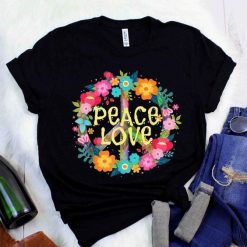 Flower Peace Love tshirt FD17J0