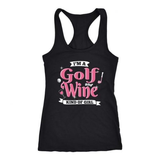 Golf And Wine Tank Top SR22J0