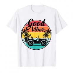 Good Vibes Jeep Tshirt EL21J0