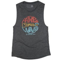 Happiness comes in waves tanktop FD14J0