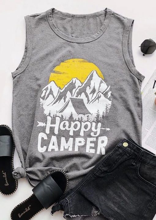 Happy Camper Mountain Tank Top SR21J0