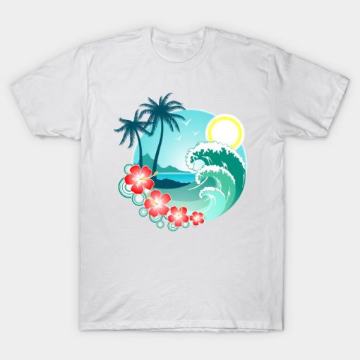 Hawaiian Island T Shirt SR18J0