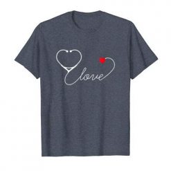 Heart Beats Nurse Tshirt EL