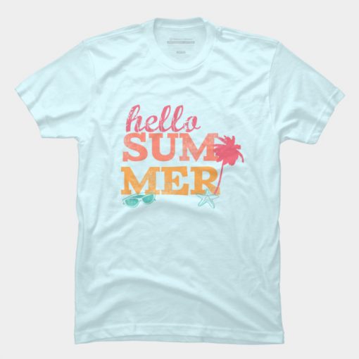 Hello Summer  Cute T Shirt SR18J0