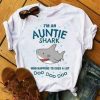 I Am An Auntie Shark Tshirt EL14J0