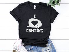 I Love Camping Tshirt EL18J0