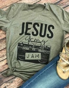 Jesus Is My Jam Tshirt EL14J0