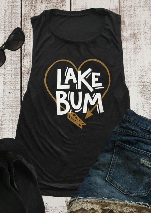 Lake Bum Heart Tank Top SR21J0