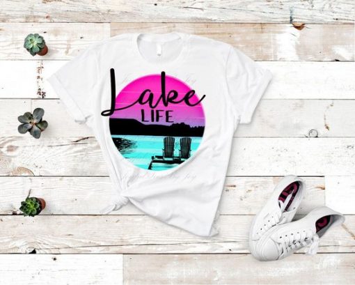 Lake Life Sunset Tshirt EL30J0