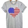 Love American flag tshirt Fd27J0