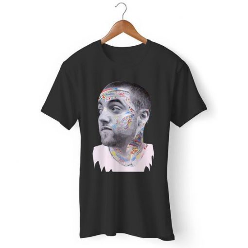 Mac Miller Faces Art T-Shirt FD14J0