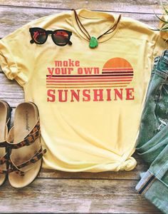 Make Your Own Sunshine Tshirt EL14J0