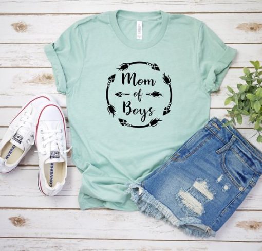 Mom of Boys T Shirt SR22J0