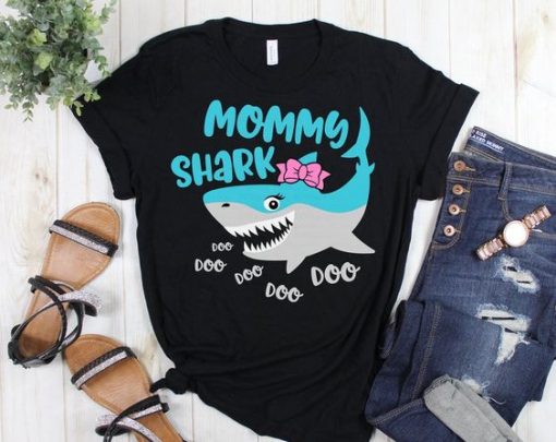 Mommy Shark Shirt Fd17J0