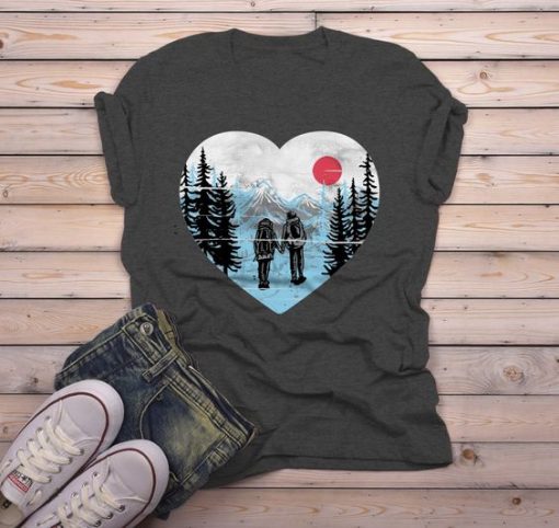 Mountains Couple Tshirt EL22J0