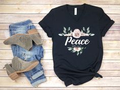 Peace Christian Women Tshirt EL14J0