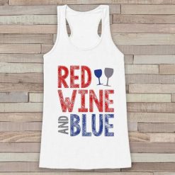 Red Wine & Blue Tanktop Fd27J0